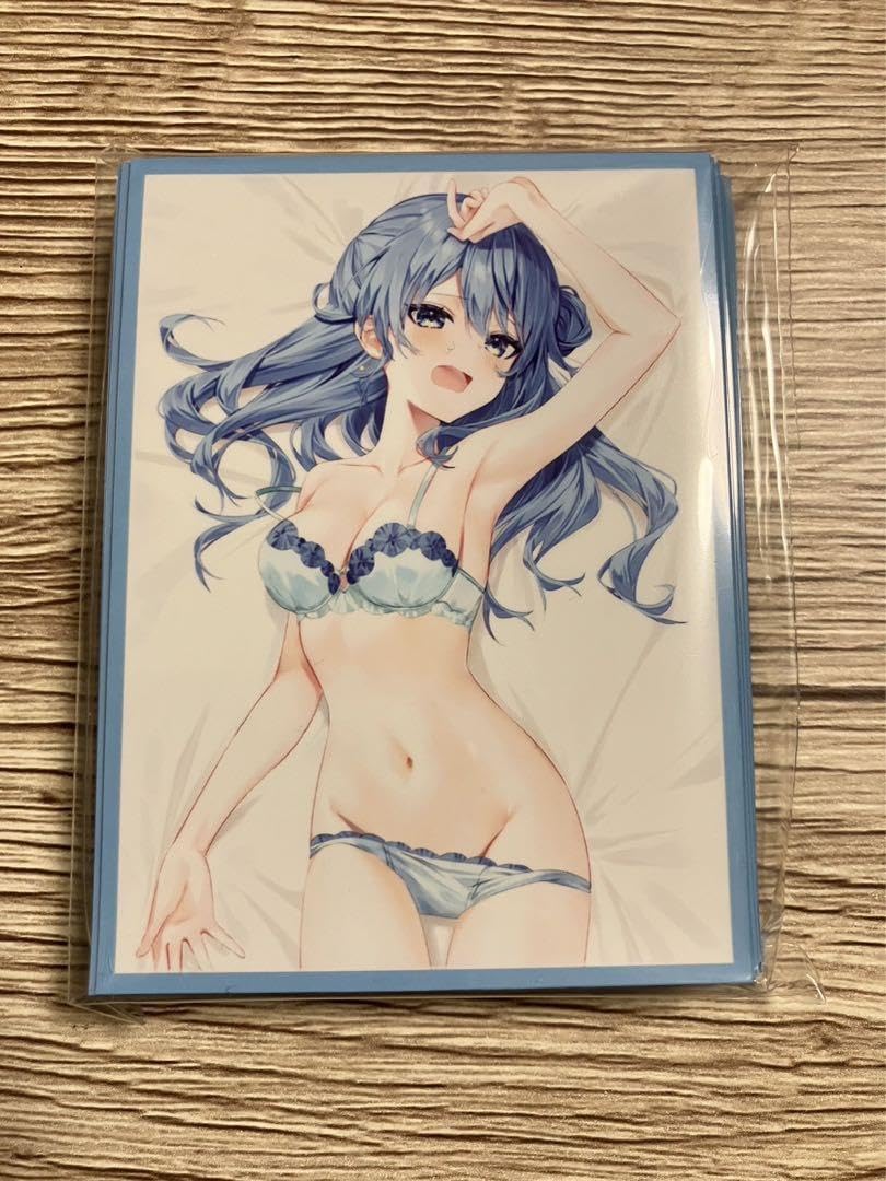 ミッドナイトブルー　ホロライブ　スリーブ　プレイマット　星街すいせい　水着 Amazon.co.jp: ミッドナイトブルー ホロ ライブ スリーブ 星街